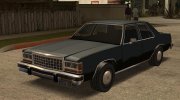 Ford Crown Victoria 1986 (MIB) (Low Poly) for GTA San Andreas miniature 1