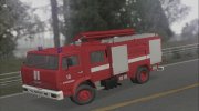 Пожарный КамАЗ - 43253 АЦ-40 Пожспецмаш для GTA San Andreas миниатюра 3