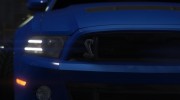 2013 Ford Mustang Shelby GT500 для GTA 5 миниатюра 8