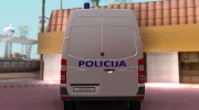 Mercedes Sprinter - Croatian Police Van para GTA San Andreas miniatura 8