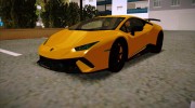 Lamborghini Huracan Performante LP640-4 2017 Wheel style 1 для GTA San Andreas миниатюра 8