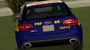 Audi RS4 Avant B8 2013 Polícia Rodoviaria Federal para GTA San Andreas miniatura 3