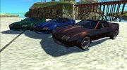 FlatQut Splitter Cabrio Custom для GTA San Andreas миниатюра 4