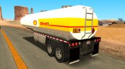 Shell Petrol Tanker Trailer Sa Style для GTA San Andreas миниатюра 1