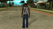 Белая майка «Мурзик» para GTA San Andreas miniatura 2