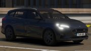 Police 2019 Ford Focus Wagon Unmarked for GTA 5 miniature 1