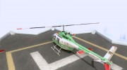 Bell 206 B Police texture3 для GTA San Andreas миниатюра 3