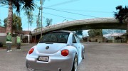VW Beetle 2004 для GTA San Andreas миниатюра 4