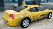Dodge Charger NYC Taxi V.1.8 for GTA 4 miniature 5