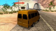 ГАЗель 2705 маршрутное такси для GTA San Andreas миниатюра 4