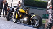 Harley-Davidson Fat Boy Lo Racing Bobber Lost MC Custom 1.1 for GTA 5 miniature 2