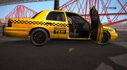 Ford Crown Victoria Taxi из Resident Evil: ORC para GTA San Andreas miniatura 5