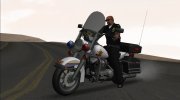 Harley Davidson FLH 1200 Police 1998 v1.1 (HQLM) para GTA San Andreas miniatura 5