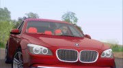 BMW 7 Series F02 2012 для GTA San Andreas миниатюра 7