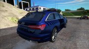 Audi A6 (C8) Avant 2019 - Венгерская полиция для GTA San Andreas миниатюра 3