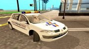Renault Megane Politia Romana para GTA San Andreas miniatura 2