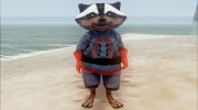 Guardians of the Galaxy Rocket Raccoon v1 para GTA San Andreas miniatura 1