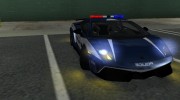 Lamborghini Gallardo LP 570-4 2011 Police v2 для GTA San Andreas миниатюра 5
