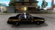 Ford Crown Victoria Erie County Sheriffs Office для GTA San Andreas миниатюра 5