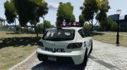 Mazda 3 Police para GTA 4 miniatura 4