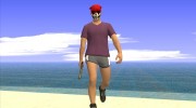 Skin GTA V Online в летней одежде v2 для GTA San Andreas миниатюра 2