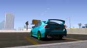Subaru WRX STI 2016 (spoiler fixed) для GTA San Andreas миниатюра 3