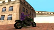 GTA V Western Motorcycle Daemon Con Paintjobs v.1 para GTA San Andreas miniatura 3