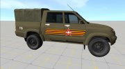 УАЗ Патриот Армия России для GTA San Andreas миниатюра 4