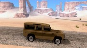 Land Rover Defender 110 для GTA San Andreas миниатюра 5