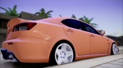 Lexus IS F для GTA San Andreas миниатюра 3