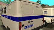 УАЗ 3909 Милиция для GTA San Andreas миниатюра 3