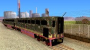Камуфляжный поезд для GTA San Andreas миниатюра 3