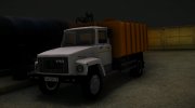 ГАЗ 3309 Мусоровоз для GTA San Andreas миниатюра 3
