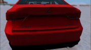 Lexus IS (XE30) 200T F Sport 2017 for GTA San Andreas miniature 7