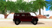 Hummer H2 для GTA San Andreas миниатюра 5