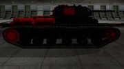 Черно-красные зоны пробития КВ-1С для World Of Tanks миниатюра 5