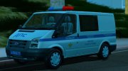 Ford Transit ПОЛИЦИЯ ОБ ДПС УГИБДД (2012-2015) для GTA San Andreas миниатюра 1