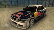 BMW E36 Coupe Bridgestone Red Bull для GTA San Andreas миниатюра 1