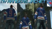 New York Rangers Jacket para GTA 4 miniatura 1