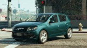 Dacia Sandero 2014 for GTA 5 miniature 1
