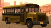 School Bus from Driver Parallel Lines (Damaged Version) for GTA San Andreas miniature 1