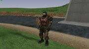 Командир группировки Тёмные сталкеры с уникальной внешностью из S.T.A.L.K.E.R para GTA San Andreas miniatura 3