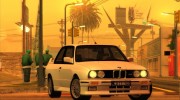 BMW M3 E30 1991 Stock для GTA San Andreas миниатюра 10