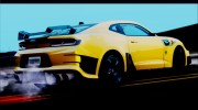 Chevrolet Camaro SS 2016 Bumblebee Transformers 5 v1.1 for GTA San Andreas miniature 4