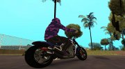 GTA V Western Motorcycle Nightblade Con Paintjobs v.1 for GTA San Andreas miniature 2