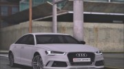 Audi RS6 C7 Sedan 2016 for GTA San Andreas miniature 1