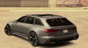 Audi RS6 Avant 2021 для GTA San Andreas миниатюра 2