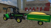 John Deere Gator 825i и прицеп для Farming Simulator 2013 миниатюра 6