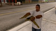 Gold uzi from TBOGT for GTA San Andreas miniature 1