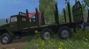 Лесовоз УРАЛ для Farming Simulator 2015 миниатюра 6